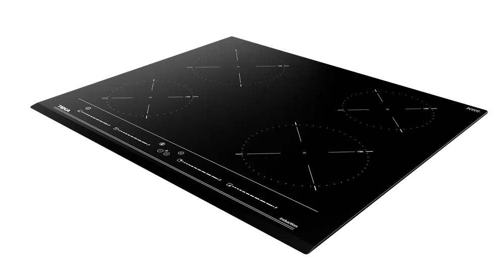 Encimera de inducción TEKA de 60cm con 4 zonas de cocción y MultiSlider ...