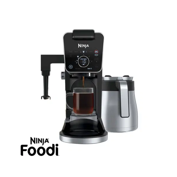 Cafetera NINJA Dual de 12 Tazas con Jarra Térmica y Espumador CFP305