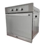 Horno empotrable a gas Rca GB-67ERC-BC22ll  60 cm grill a gas timer y asador de pollo color croma