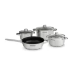 Warenhausarenhaus - Juego de Ollas Atlantis 7pcs Plata