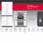 REFRIGERADORA MRF-510W SIDE BY SIDE blanca Marmoleada  4 puertas 520L