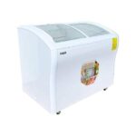 Congelador SHOWCASE Rca horizontal 298 litros tapa de vidrio color blanco