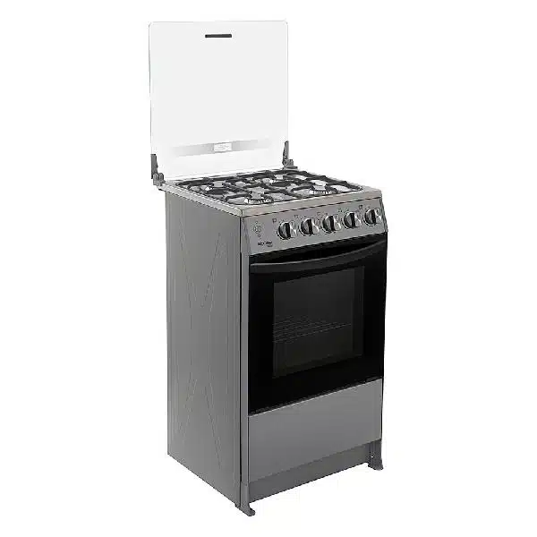 Cocina a gas Ecasa TÍVOLI 4 quemadores encendido electrónico color silver (Liquidación)
