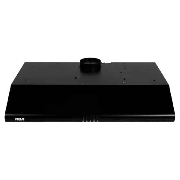 Campana extractora Rca 76S-B horizontal 76cm acero inoxidable 2 velocidades color negro
