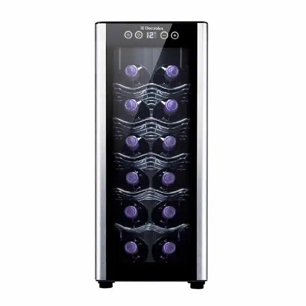 Vinera Electrolux EWW123XSLB 33 litros una puerta 12 botellas