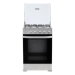 Cocina a Gas 4Quemadores Ecoline Erika Inox