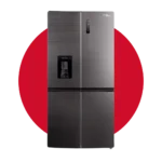 Refrigeradora Hamilton  Beach 421LITROS Doble  HB-R-421L Puerta Cromada