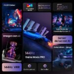 Televisor Hisense 85Q7QG 85 "  QLED 4K UHD 144HZ sistema operativo GOOGLE U9 FACT - Image 2