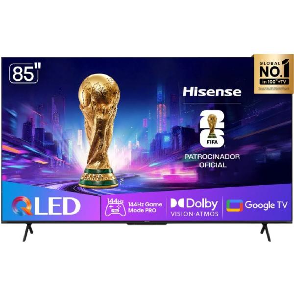 Televisor Hisense 85Q7QG 85 " QLED 4K UHD 144HZ sistema operativo GOOGLE U9 FACT