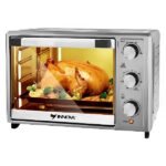 Horno y freidora de aire Innova HORNO-AIRFRYER 34 lt 1600w función de convección (freidora de aire) / asador color croma IN-HORNO-AIRFRYER-34L