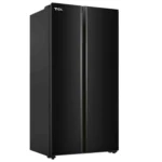 Refrigeradora  TCL Side by side mirror 520 lts black glass