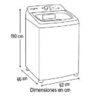 Lavadora Whirlpool WW20NBAHLA con smart action color blanco - Image 4