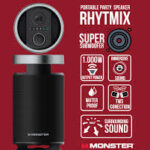 PARLANTE MONSTER GW62 RHYTMIX NEGRO 5MONT84