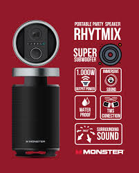 PARLANTE MONSTER GW62 RHYTMIX NEGRO 5MONT84