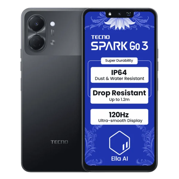 Tecno Spark Go 3 Ram4+4GB/64GB-128GB