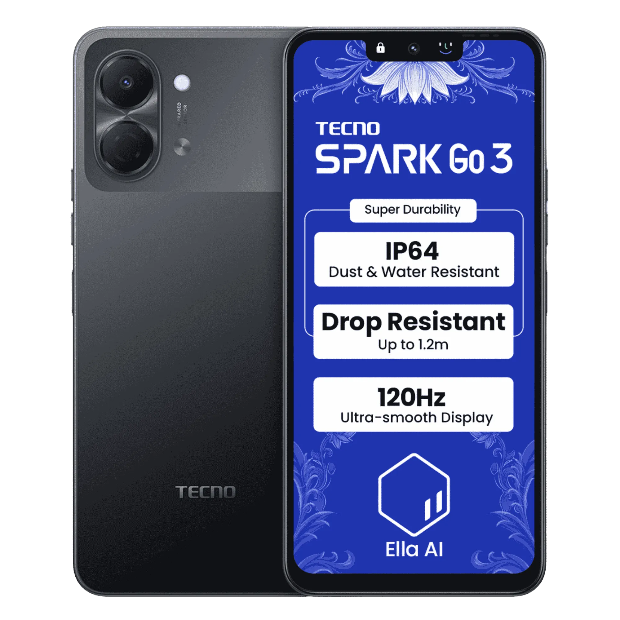Tecno-spark-go-3 Tecno Spark Go 3 Ram4+4GB/64GB-128GB