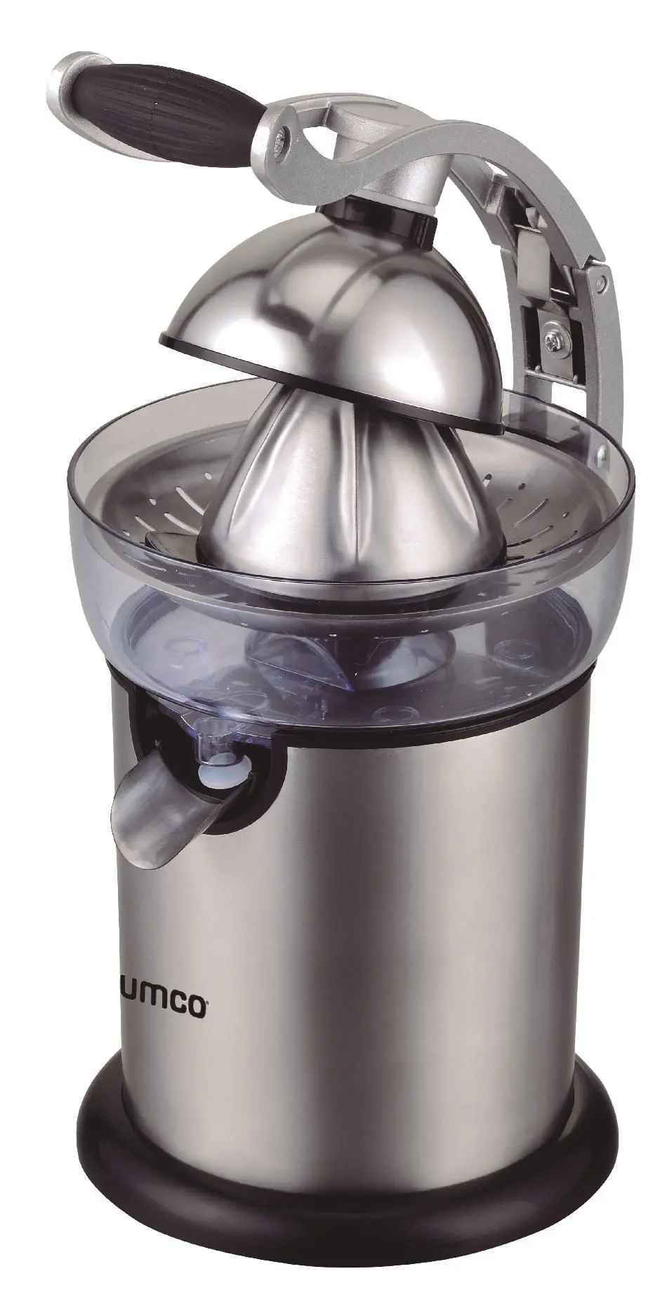 EXPRIMIDOR EXPRIMIDOR ELECTRICO DE ACERO INOXIDABLE CON PALANCA 0.5 L UMCO REF 0581 - Image 1