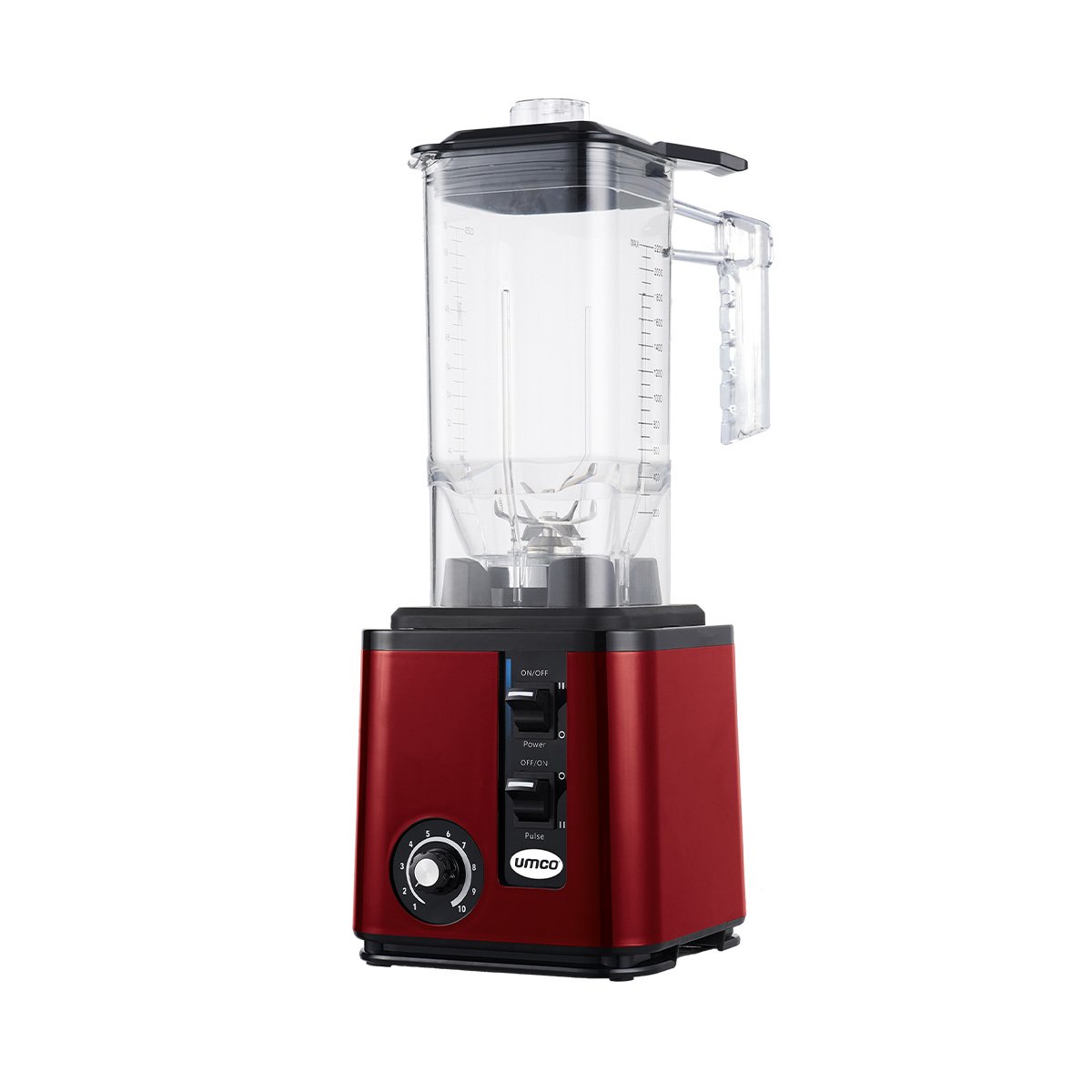 licuadora roja LICUADORA 10 V ALTA POTENCIA UMCO 6119 ROJA - Image 1