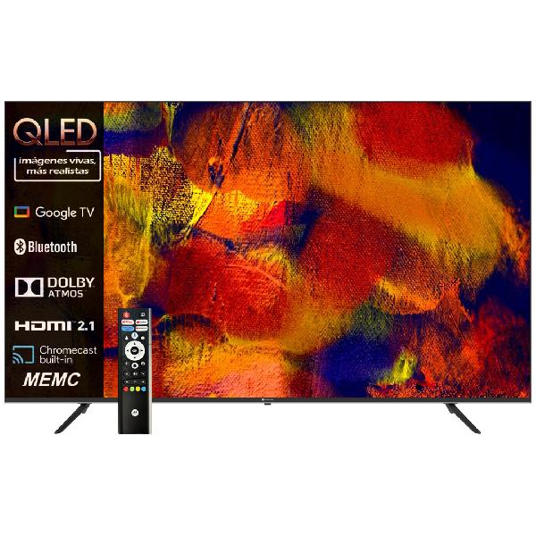 Televisor MOTOROLA 86TMKQLED 86 " 4k UHD Qled Android Google TV sin bordes Modo Game