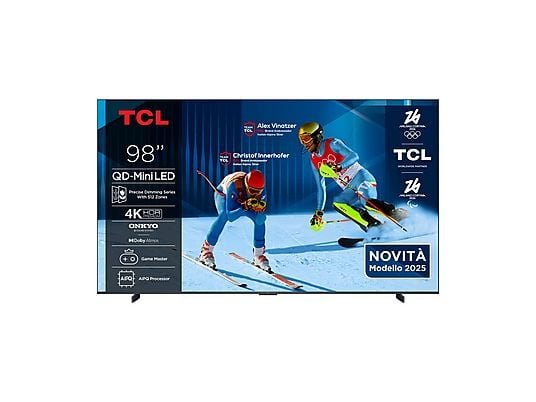 Televisor Mini LED 98" - TCL 98C6K, UHD 4K, AiPQ Pro