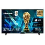 TV Hisense Hi-QLED MiniLED 55" 4K 55U6ESG Google TV 2026