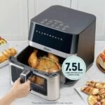 Oster Freidora de Aire CKSTAF75WDSSDF-013 Negro / Silver 7.5L con 10 Programas, Ventana de Visualización y Luz Interna - Image 2