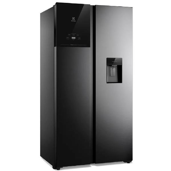 Refrigeradora ELECTROLUX ERS53F3Q5CB 522 litros Side by Side Panel Digital Dispensador de Agua Funciones Especiales Silencioso