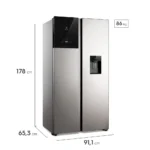 Refrigeradora Electrolux 2 Puertas 522L No Frost ERS53F3Q5CI Inverter - Image 2