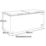 Congelador HAMILTON BEACH HB-C-700L Horizontal 700 Litros blanco Oferta de Verano - Image 4