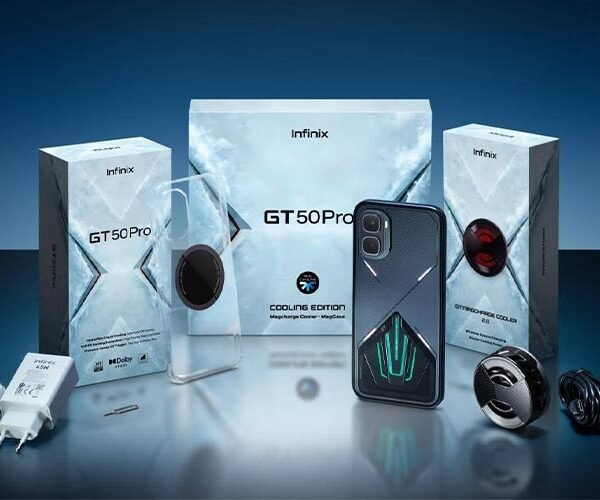 Infinix GT 50 Pro HydroFlow y gatillos laterales Ram 12+12 GB-256GB