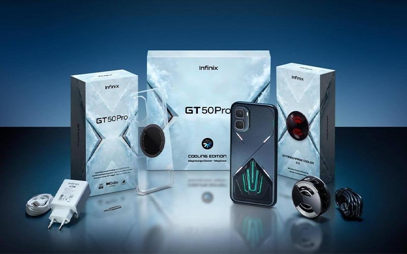 Infinix GT 50 Pro HydroFlow y gatillos laterales Ram 12+12 GB-256GB