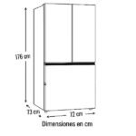 Refrigeradora RCA BCD-455WTE 455 litros Bottom Freezer Enfriamiento rápido color negro - Image 2