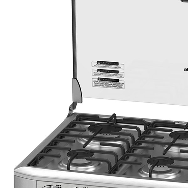 cocina a gas mabe em7630fx0 6 quemadores grill a gas tecnologia ultimate cooking puerta con doble vidrio 1