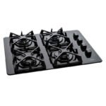 HACEB - ENCIMERA A GAS - 4 QUEMADORES - VIDRIO TEMPLADO HA-ENPFC-CG-60-43 CRISTAL