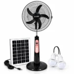 Ventilador hi-luxe con panel solar HL-1245